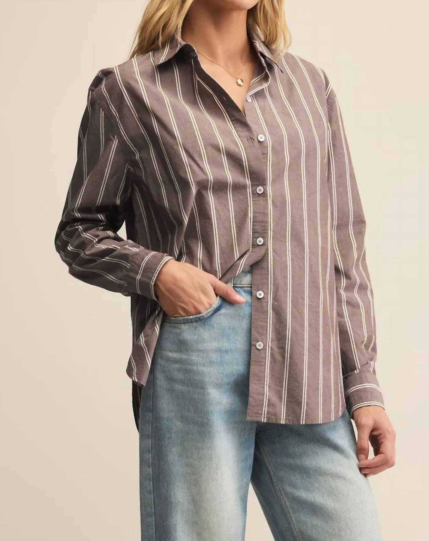 Z Supply - Seaport Striped Poplin Shirt