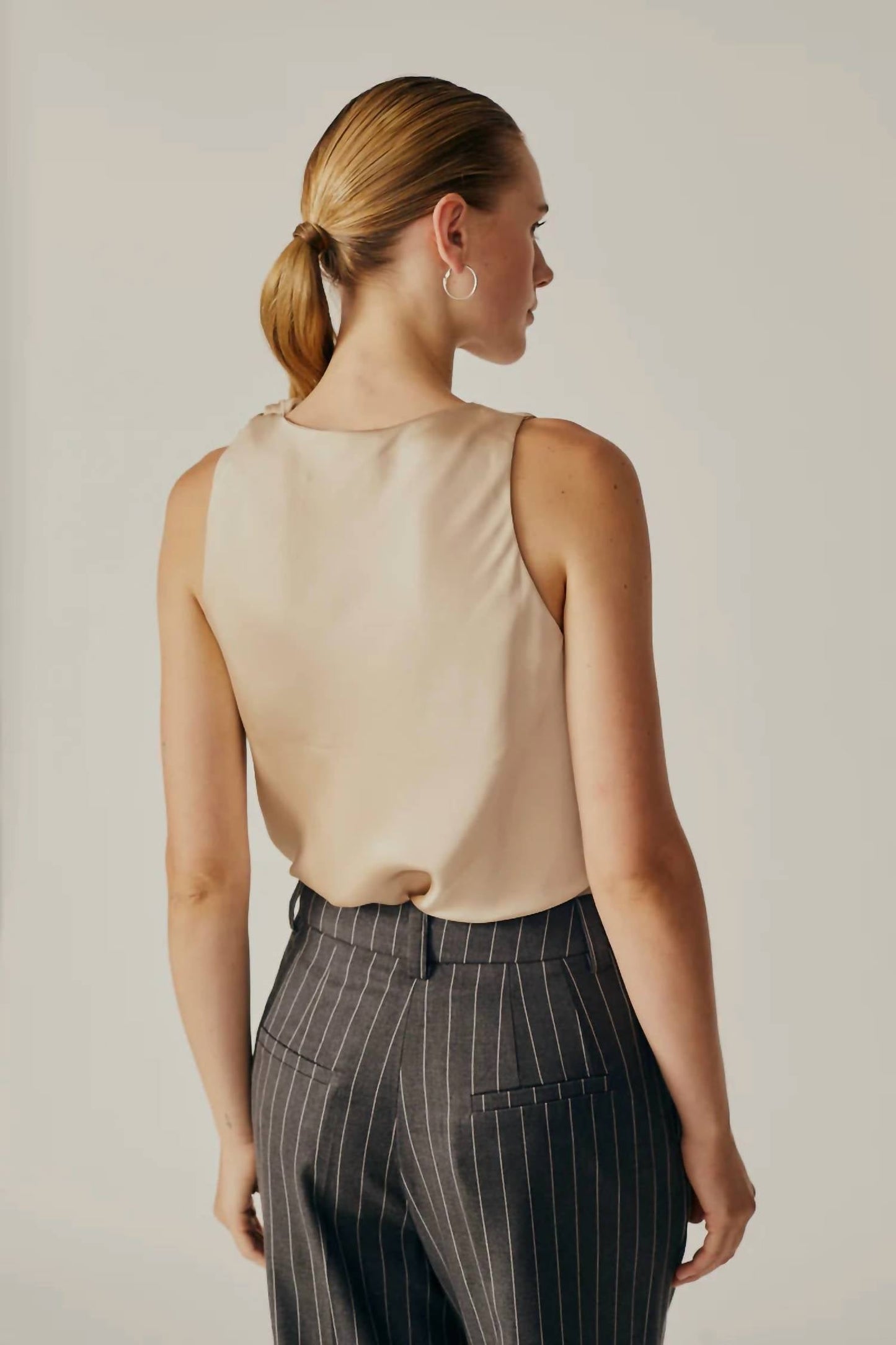 Deluc - Alchemilla Sleeveless Cowl Neck Top