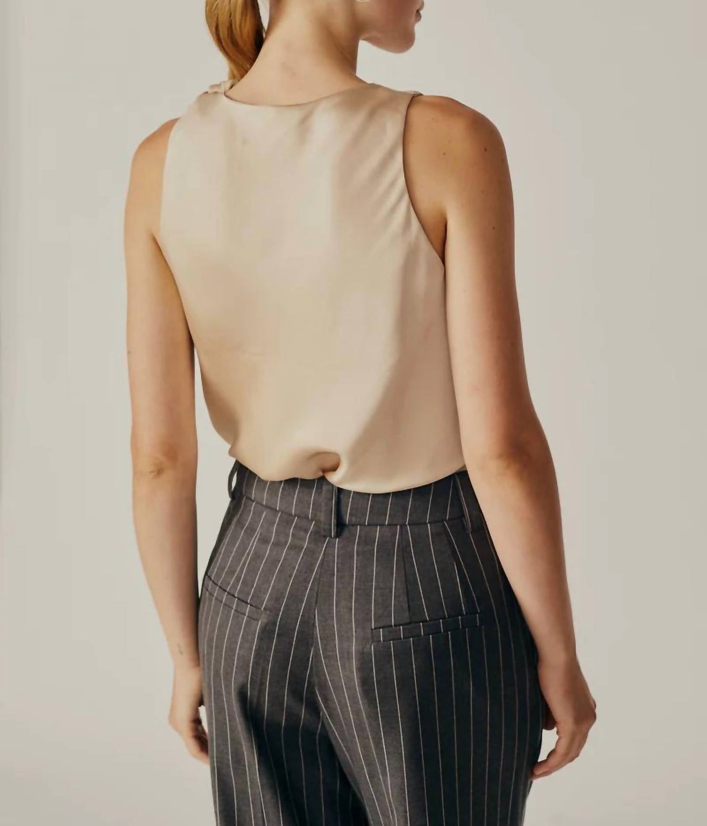 Deluc - Alchemilla Sleeveless Cowl Neck Top