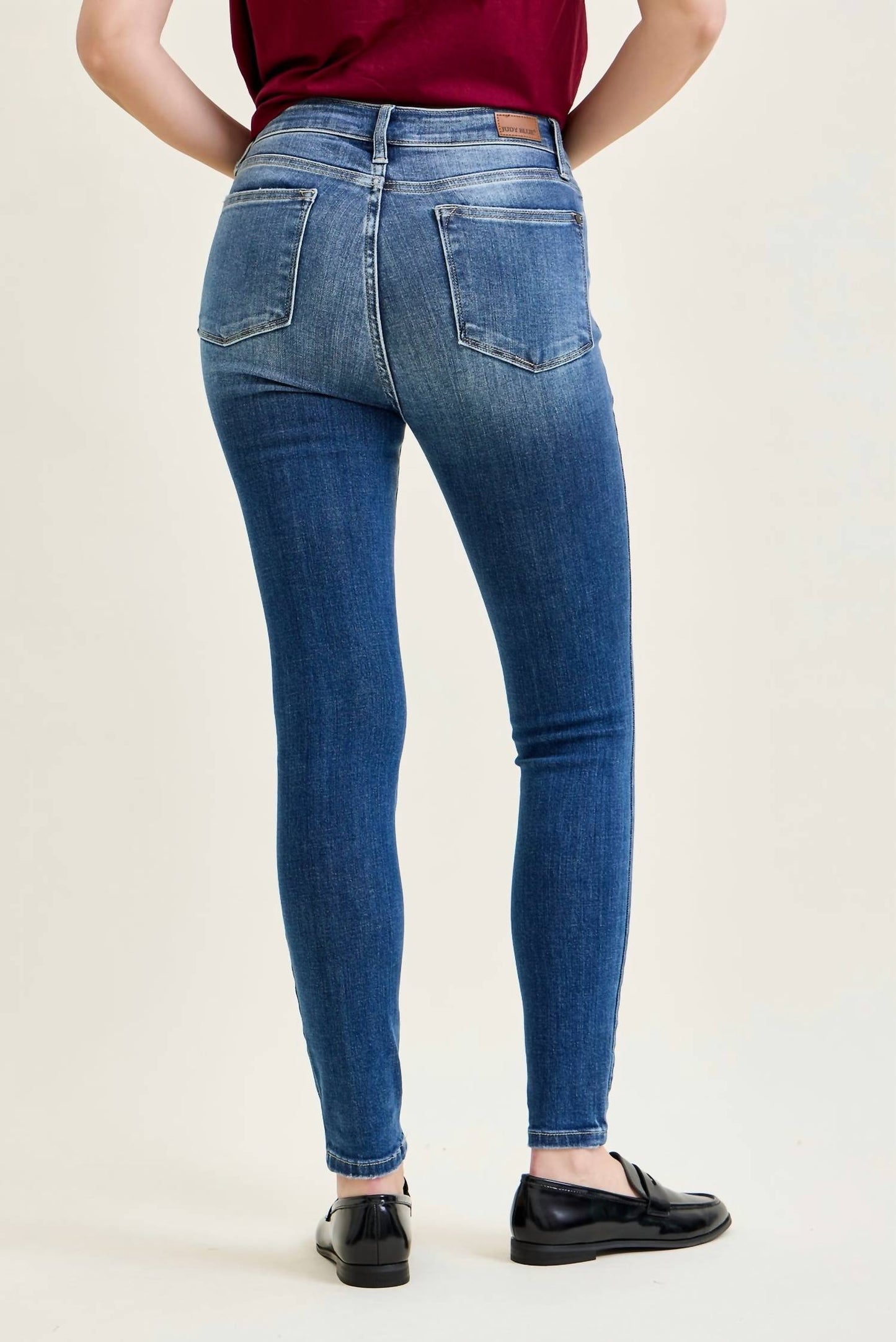 Judy Blue - High Rise Button Fly Skinny Jean