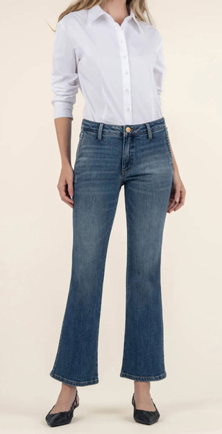 Kut From The Kloth - Kelsey Mid Rise Ankle Flare Jean
