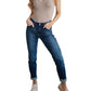 Judy Blue - Mid Rise Cuffed Slim Fit Jeans