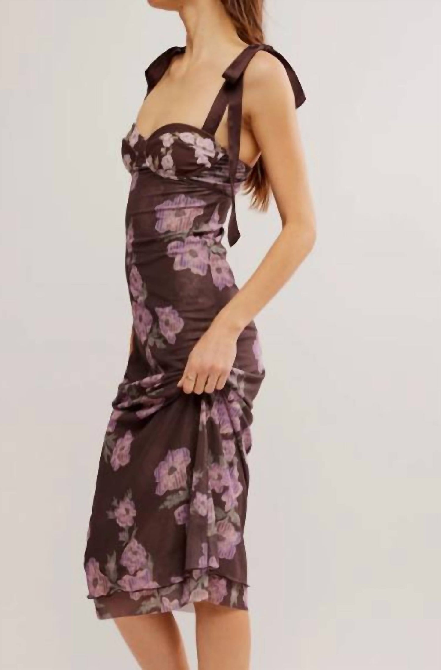 Free People - Printed got glam slip dress