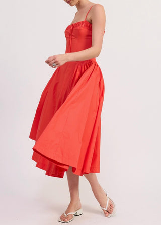 Emory Park - Corset Bustier Midi Dress