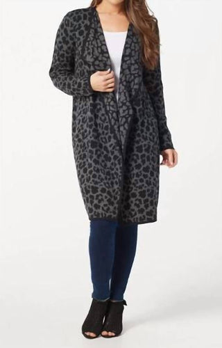 Vince Camuto - Cardigan com estampa de chita e frente aberta