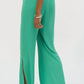Joseph Ribkoff - Side Slit Wide Leg Gauze Pant