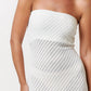 Blue Blush - Beachside Asymmetrical Crochet Dress