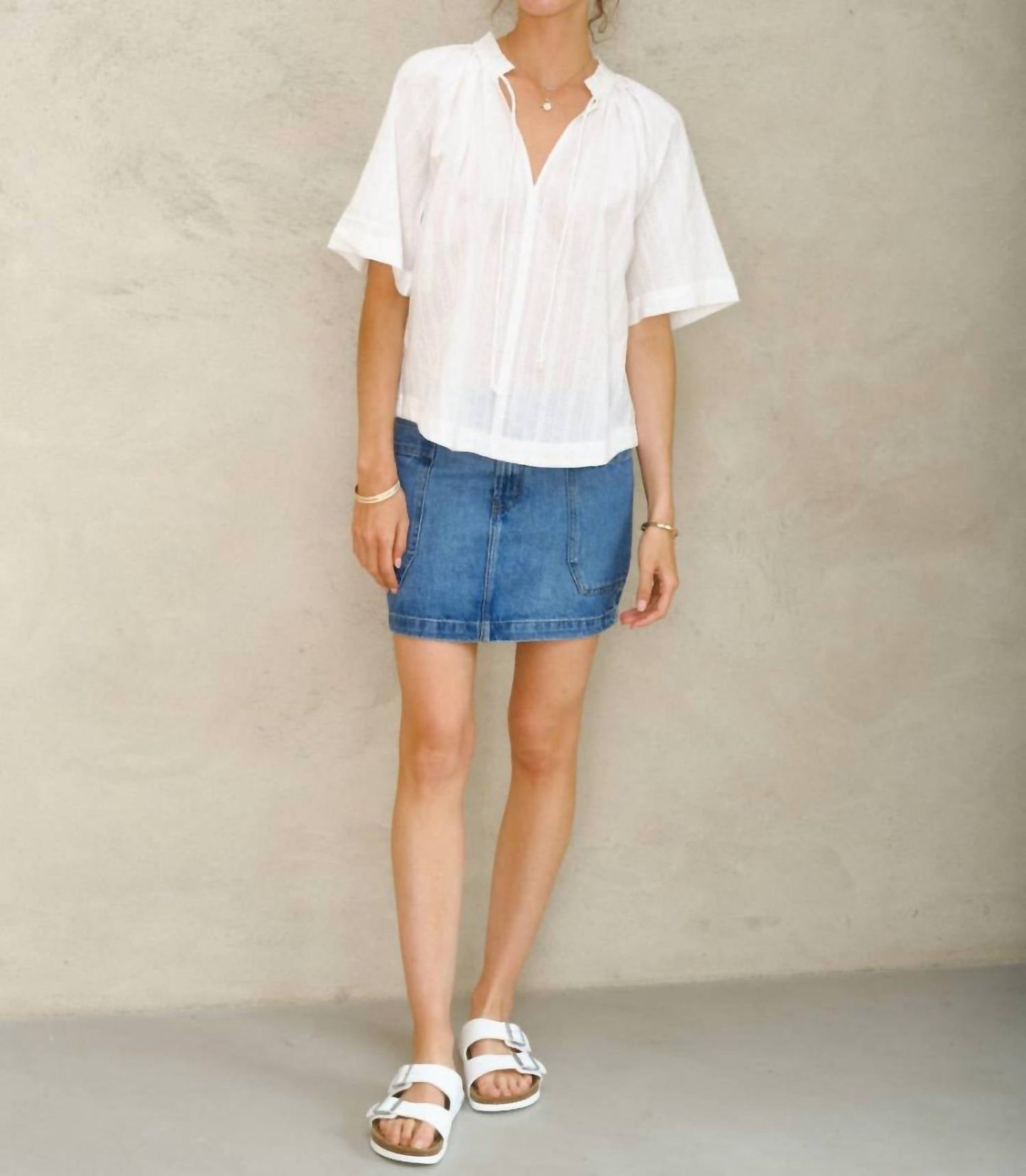 M.A.B.E. - Palmer Gathered Top