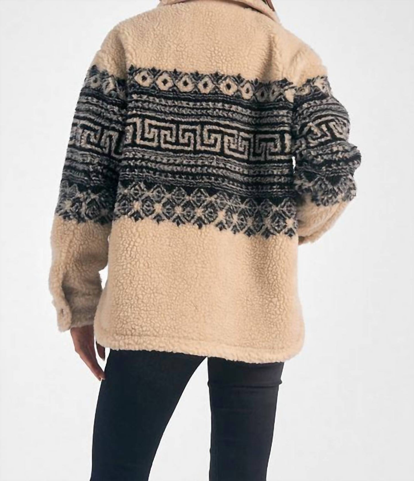 Elan - jones sherpa coat