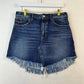 Free People - Women's Ultra-distressed Mini Teaspoon Jeans Skirt