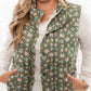 Tcec - Floral Puffer Vest