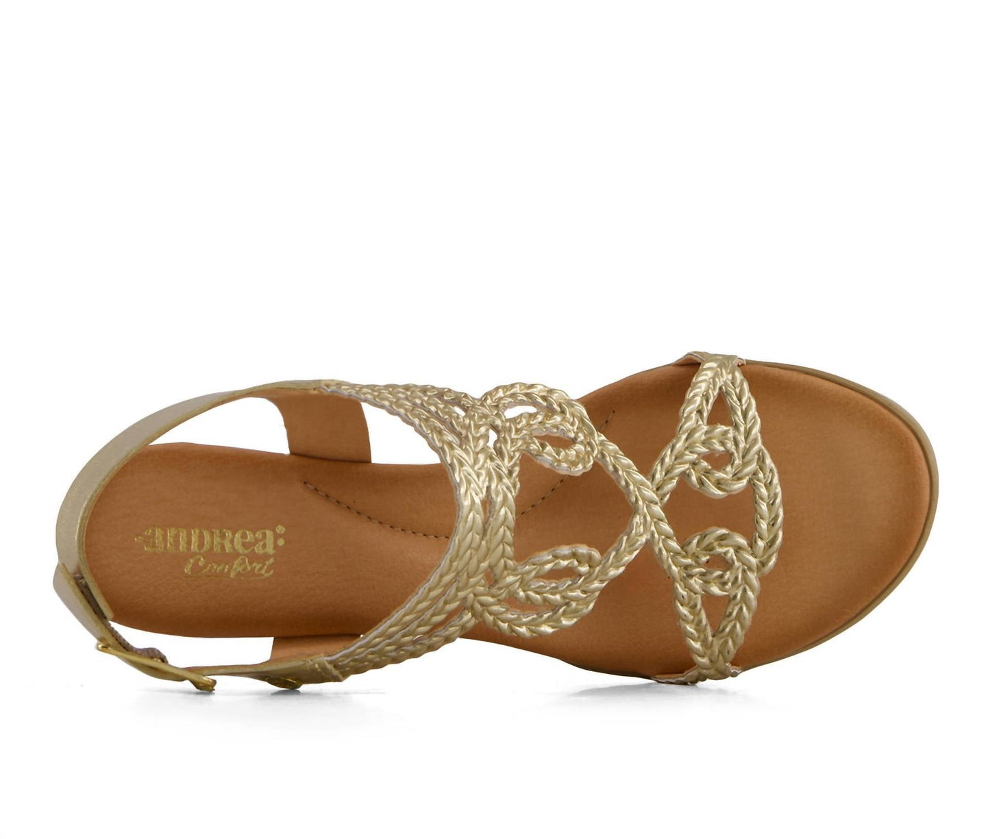 Andrea - Women's Wedge Casual Comfort Ankle Strap Sandals