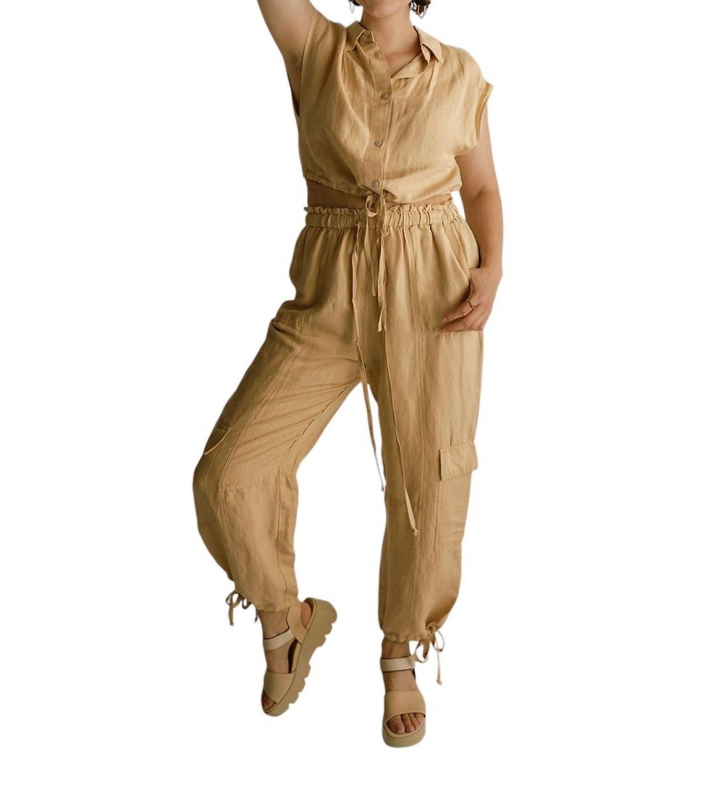 Elan - Kailani Linen Pant