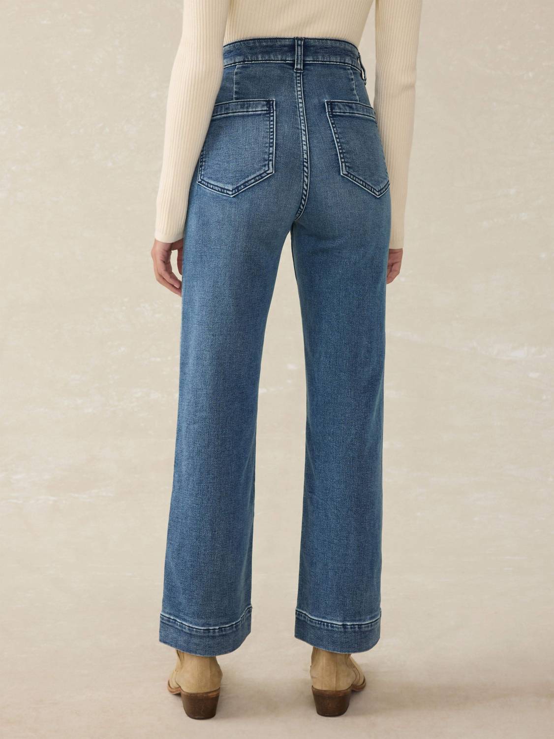 Faherty - Stretch Terry Patch Pocket Ankle Pant