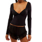 Free People - Duo Corset Long Sleeve Top