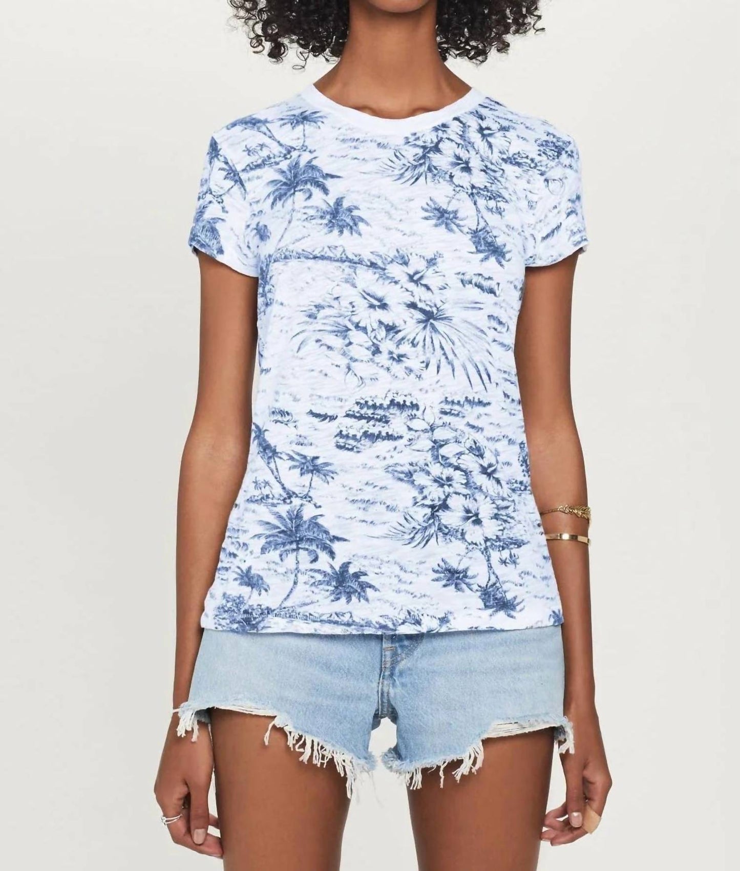 Goldie - Palm Island Ringer Tee