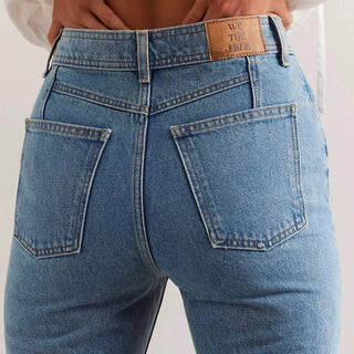 Free People - Calça Jeans Xena Slim Straight