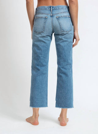 Askk Ny - Low Rise Straight Leg Jeans