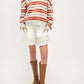 Free People - Classic Striped Shrunken Pullover Top