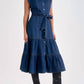 Elan - Josepine Demin Midi Dress