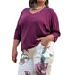 Cocco Bello - Women's Fine Knit Bat Sleeve Sweater