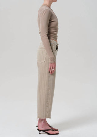 Cidadãos da Humanidade - Calça Jeans Crop Ayla Raw Hem