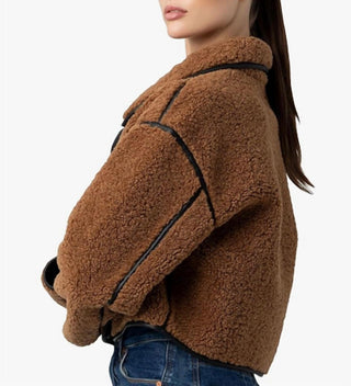 Blanknyc - Sherling Cropped Jacket