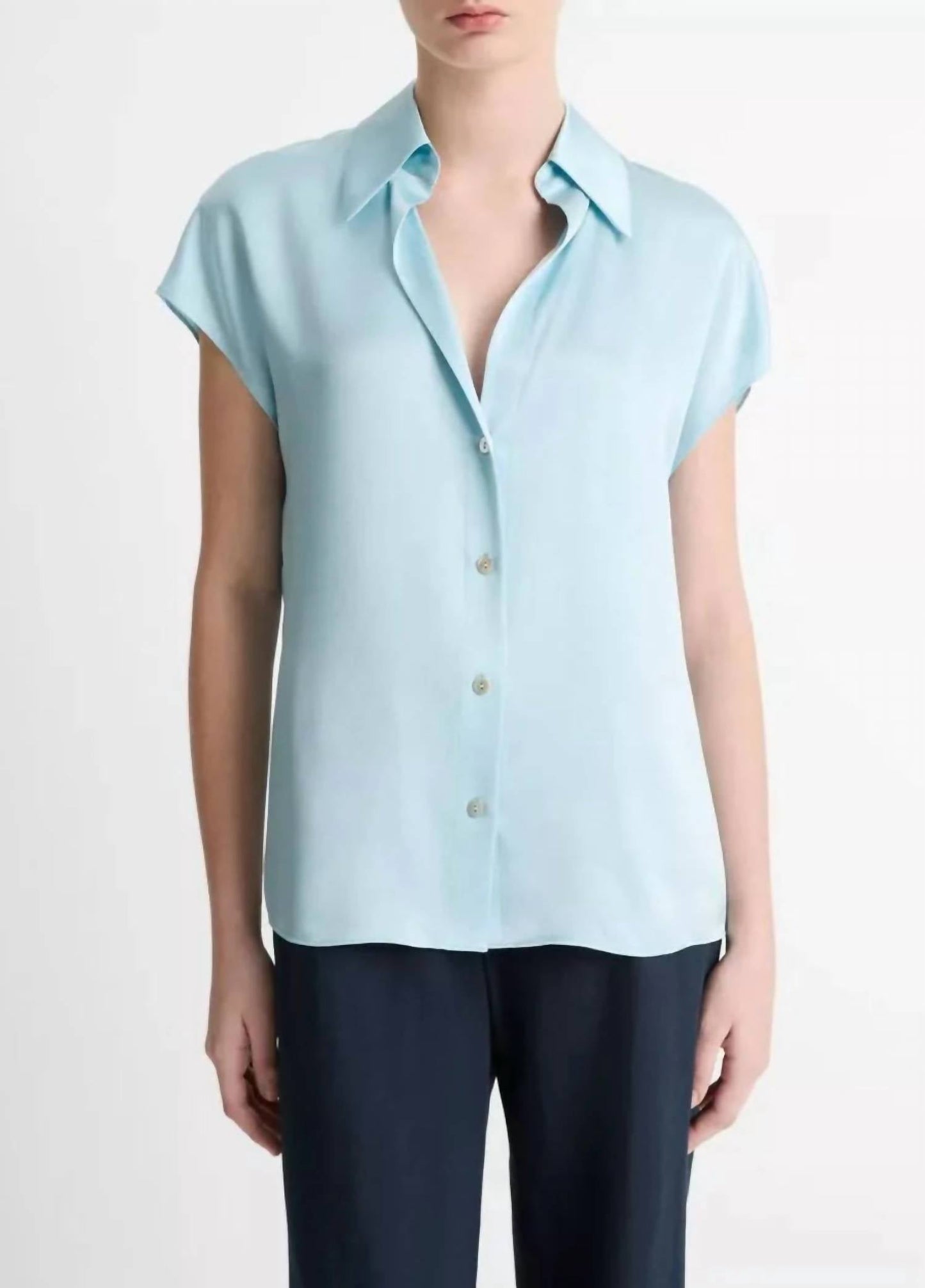 Vince - Cap Sleeve Blouse