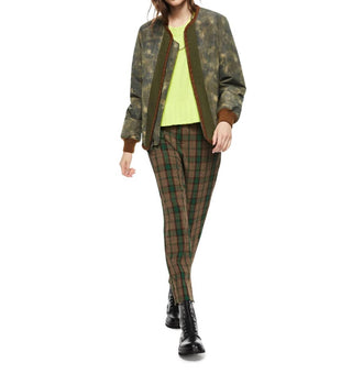 Neste dia - Calça xadrez afunilada