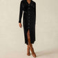 Faherty - Stretch Silk Velvet Riley Midi Dress