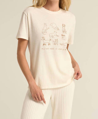 Z Supply - Camiseta Love &amp; Dog Pacific