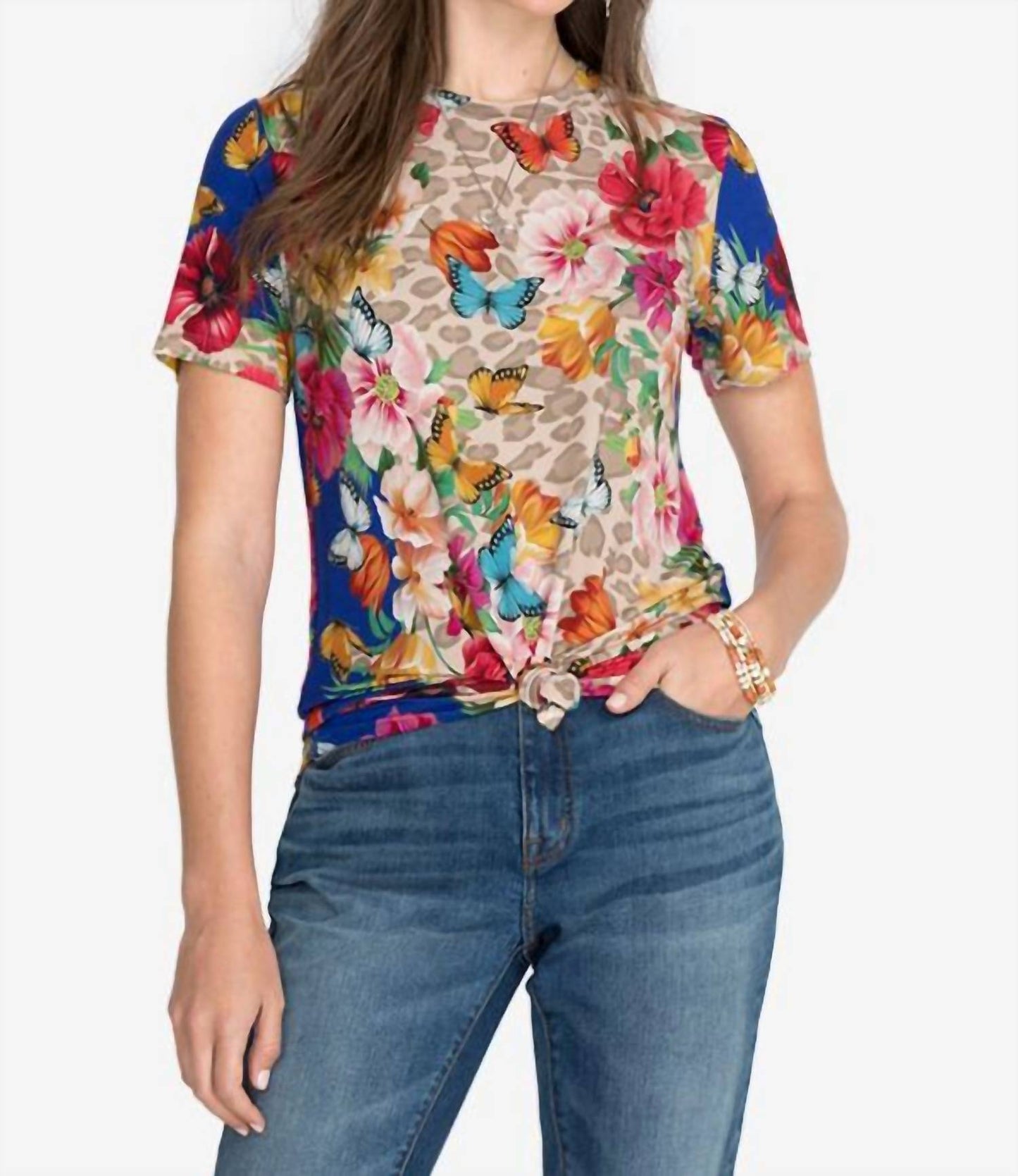 Johnny Was - Janie Swing Tee - Mayflower