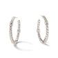 Native Gem - Women's Sparkling Hoop Earrings