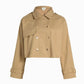 Cami Nyc - Evans Cropped Trench Coat Jacket