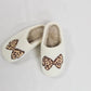 Gabby - Women's Cozy Cheetah Bow Slippers