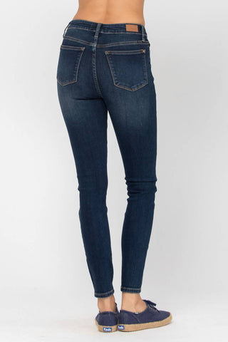 Judy Blue - Calça jeans skinny com costura média