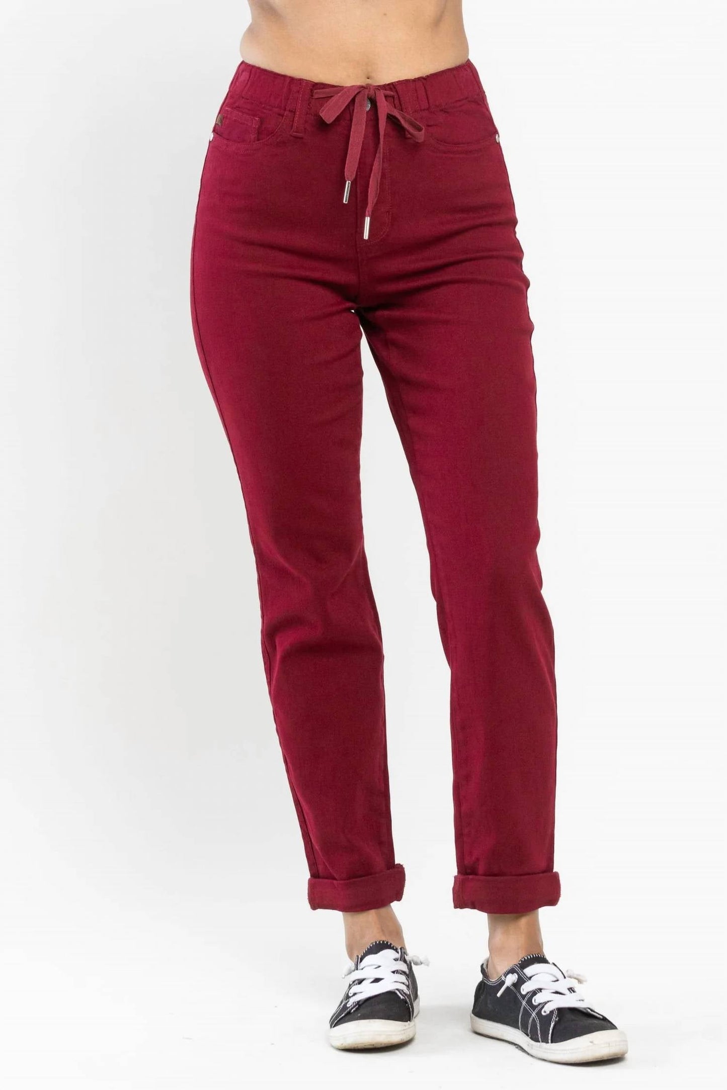 Judy Blue - High Waist Pull On Double Cuff Jogger Jeans