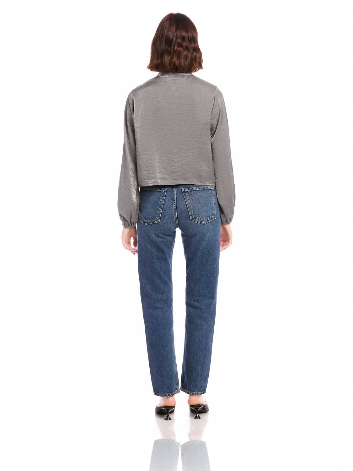 Fifteen Twenty - Scarlet Tie-Front Top