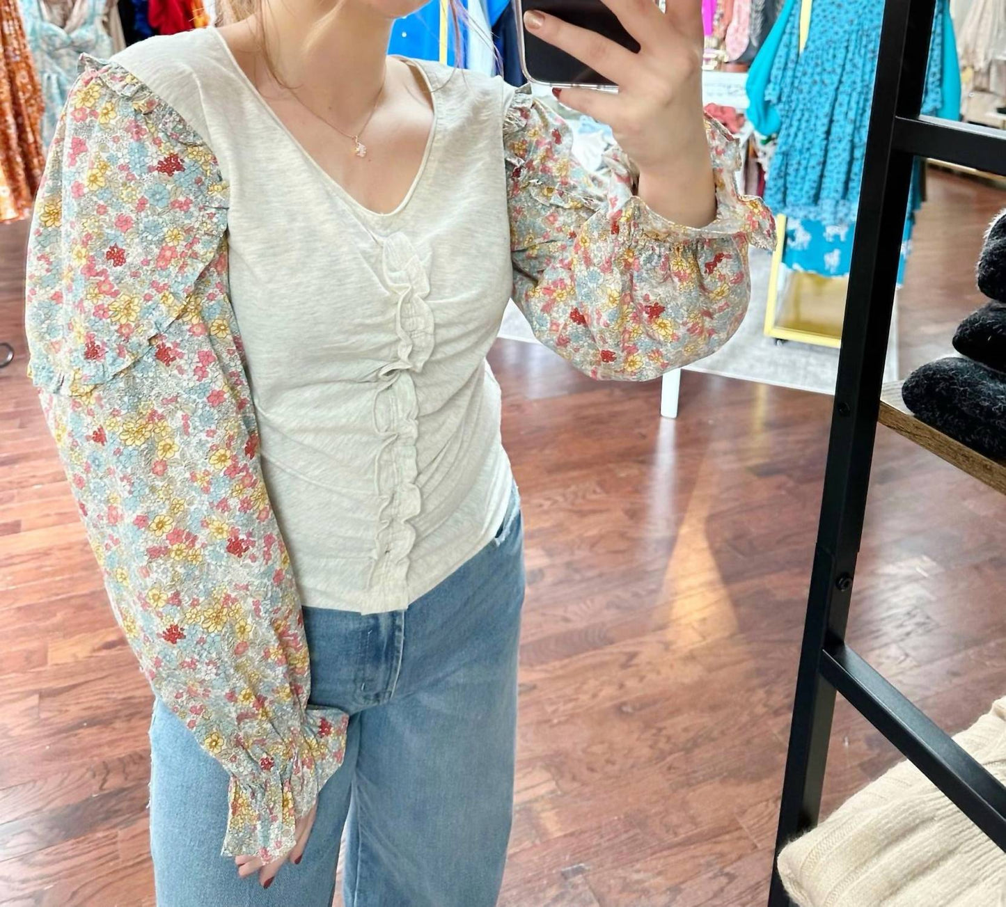 &Merci - Flirty Ruffles Blouse
