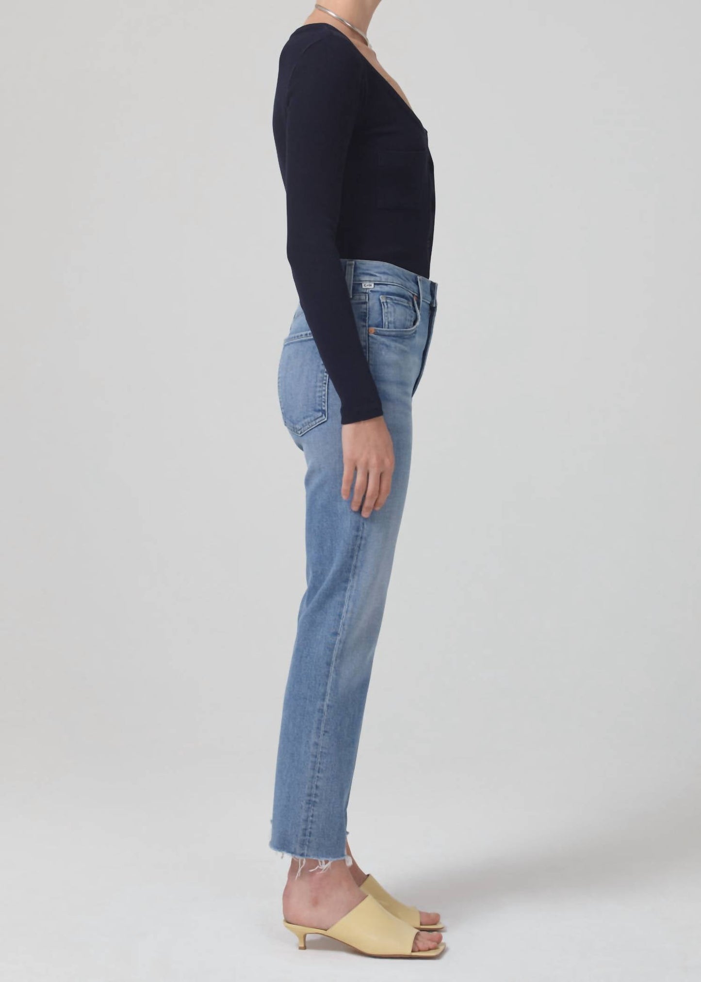 Citizens Of Humanity - Daphne Crop High Rise Stovepipe Jeans