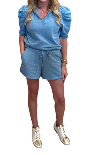 Elan - CONJUNTO DE MOLETON COM CAPUZ E CALÇA COM MANGA BUFANTE