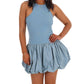 Illa Illa - Right on Time Bubble Hem Mini Dress