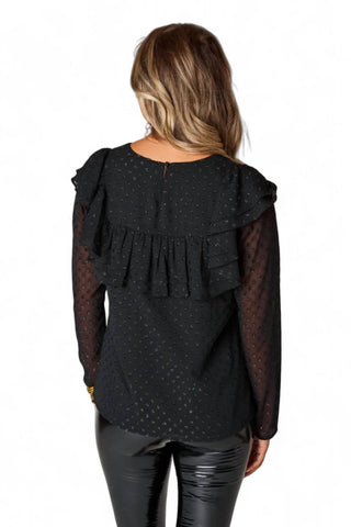 Buddylove - Blusa de manga comprida com babados Prairie