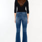 Kancan - Hayden Mid Rise Petite Flare Jeans