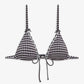 Frankies Bikinis - Lumia Gingham Triangle Bikini Top