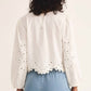 Z Supply - Ambroise Eyelet Long Balloon Sleeves Top
