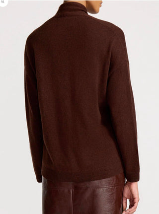 Brochu Walker - Siena Wrap Neck Cashmere Pullover