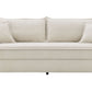 Elisea Sleeper Sectional Sofa With 2 Toss Pillows - Beige