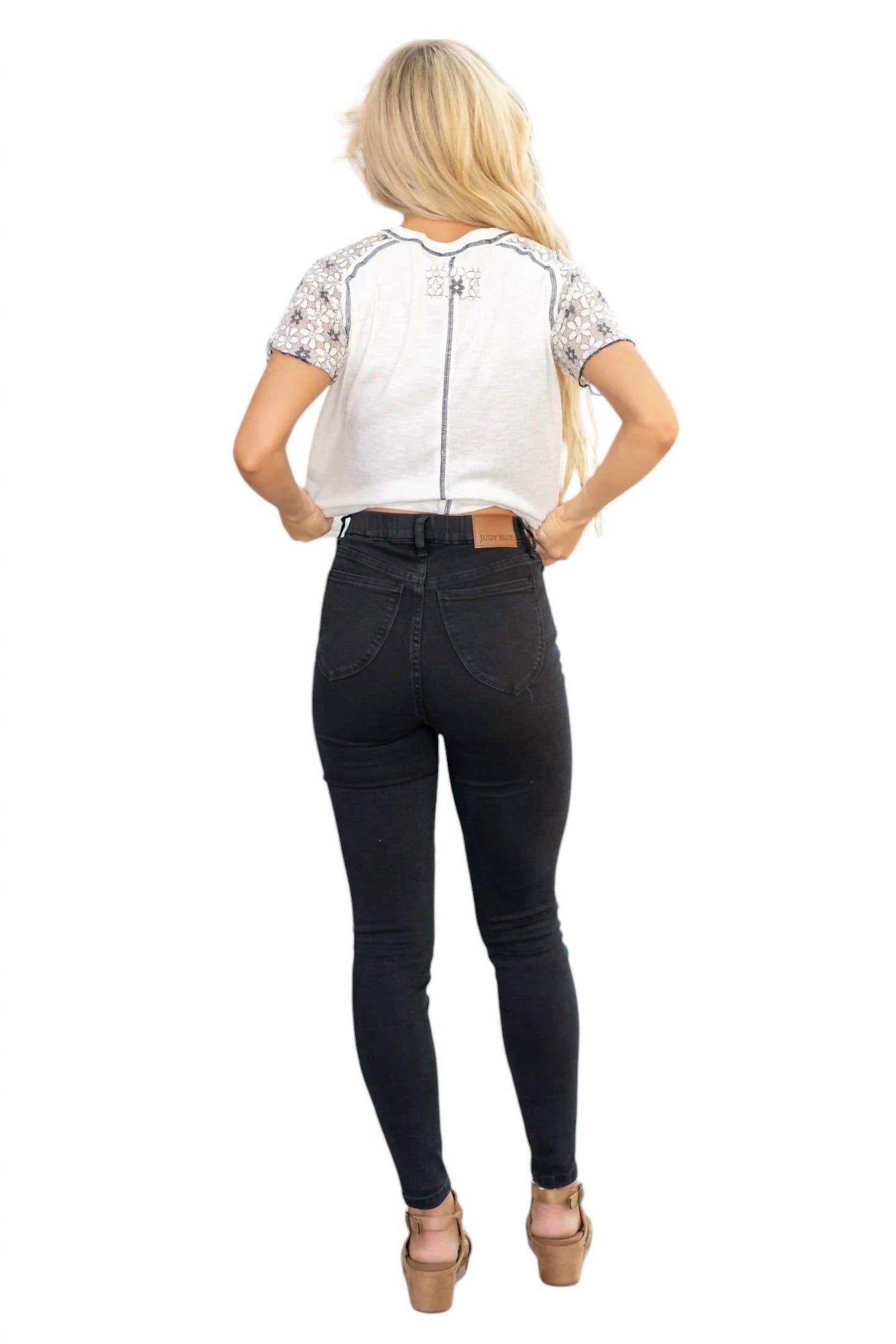 Judy Blue - Pull On High Waist Skinny Jeans