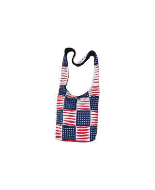 Yak &amp; Yeti - Bolsa de ombro unissex com bandeira americana